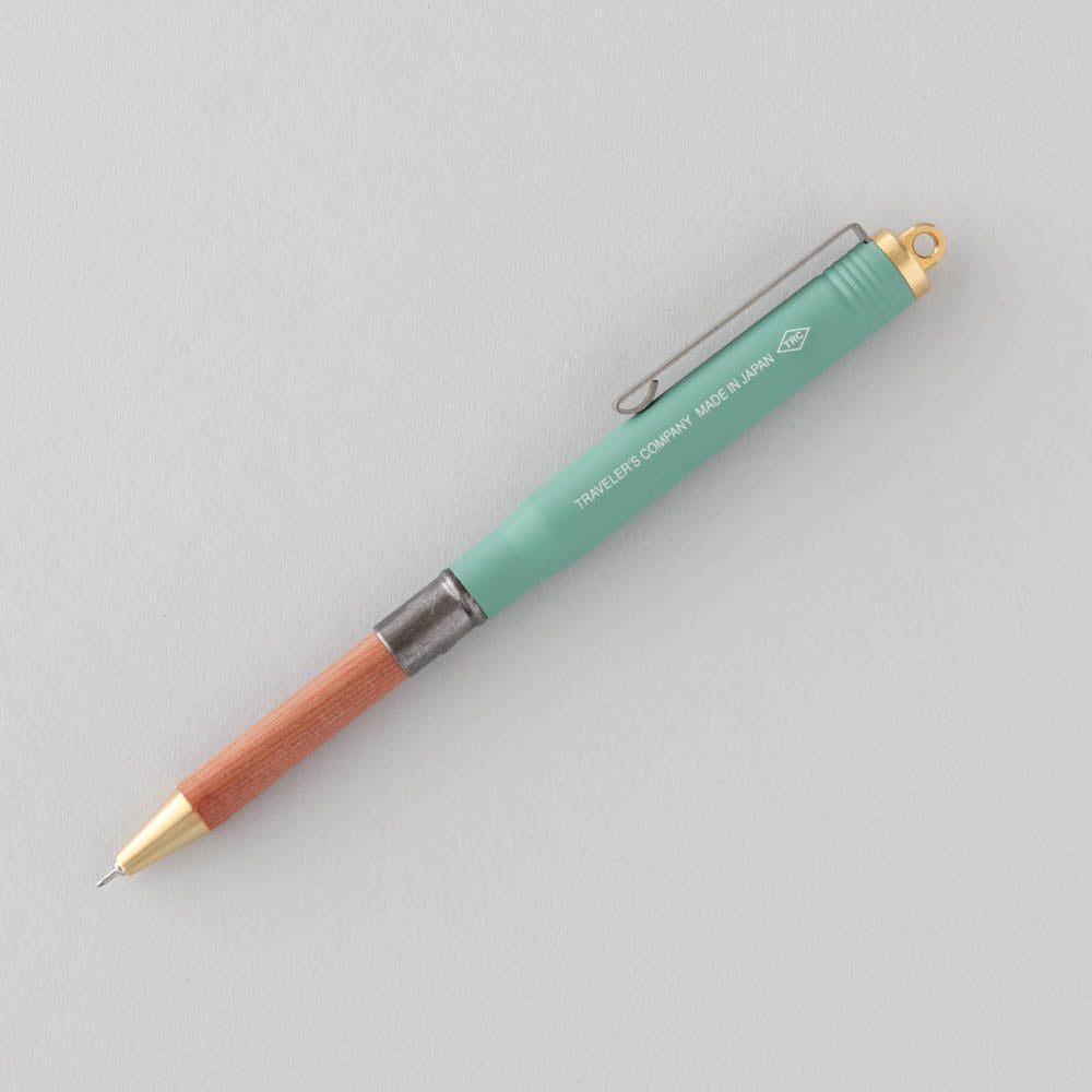 Traveler's Company Brass Ballpoint Pen - Limited Edition Factory Green
