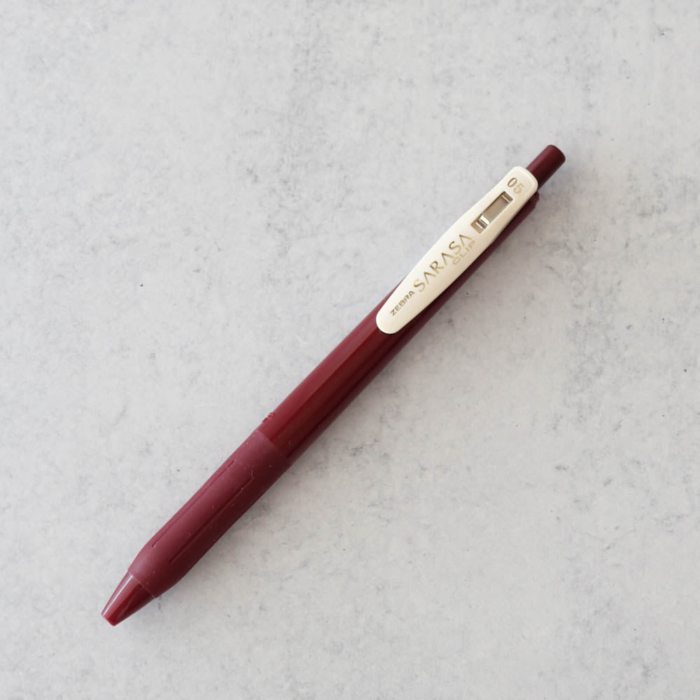 Zebra P JJE15 R5 AZ Penna a sfera gel, clip Sarasa, 1,0 mm, rosso, set da 5 Zebra P JJE15 R5 AZ Penna a sfera gel, clip Sarasa, 1,0 mm, rosso, set da 5