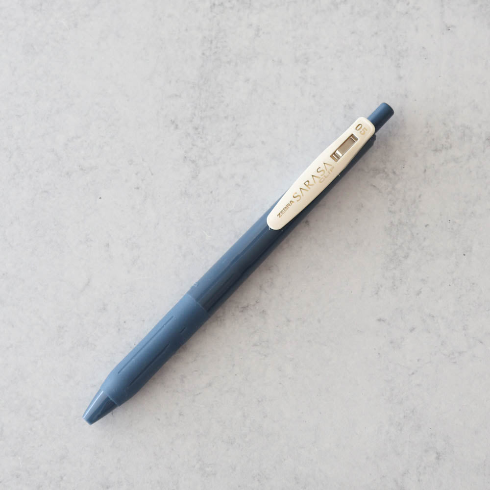 Zebra Sarasa Clip Gel Pen Vintage - Blue Gray