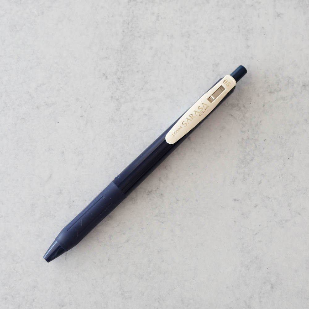 Zebra Sarasa Clip Gel Pen Vintage - Dark Blue
